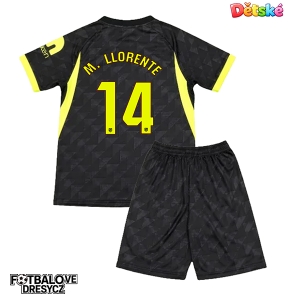 Atletico Madrid Marcos Llorente #14 Dětské Venkovní dres komplet 2026-27 Krátký Rukáv (+ trenýrky)